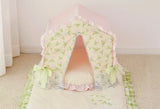 Pink Garden Series Cushion House Pet Bed