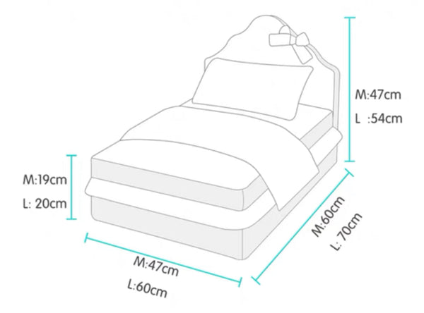 Buttermilk Realistic Mini Bed
