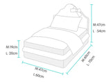 Nude & Neutral Realistic Mini Bed