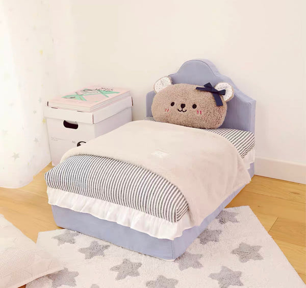 Teddy Blue Realistic Mini Bed