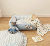Daisy Blue Cushion Bed