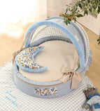 Daisy Blue Cradle Bed